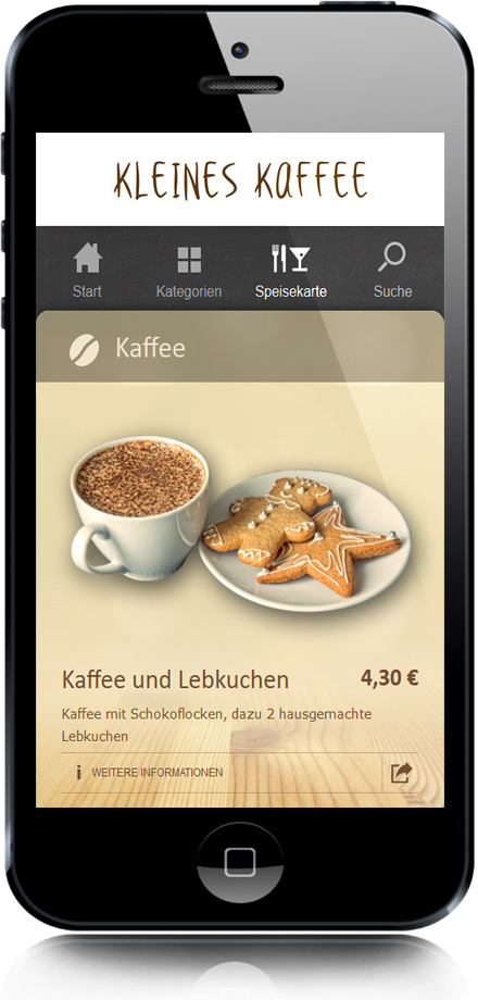 Die Foto-Speisekarte für's Smartphone